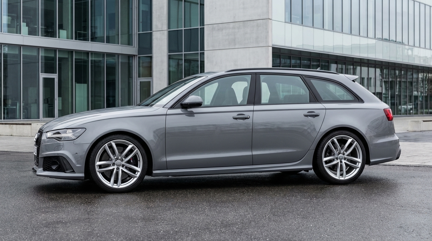 Before - Audi RS6 with HRE P101